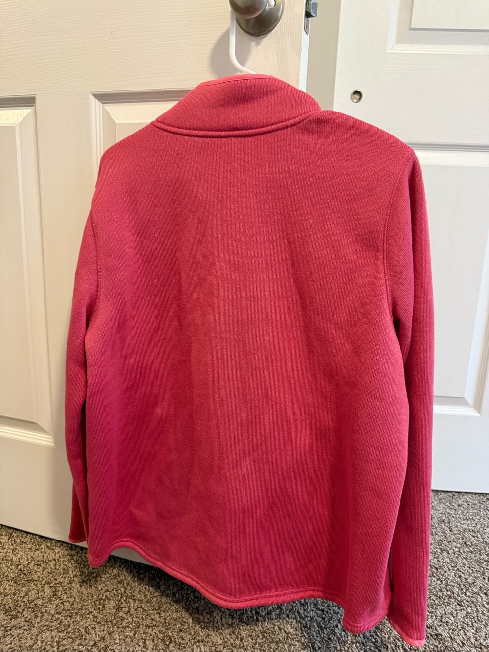 Pink Snap-Button Fleece Pullover - Picture 5 of 5